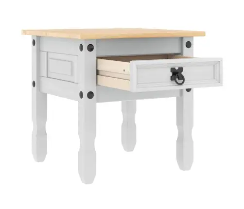 Žurnalinis Staliukas Su Stalčių Balta 50 X 50 X 50 Cm