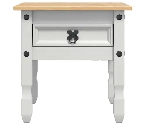 Žurnalinis Staliukas Su Stalčių Balta 50 X 50 X 50 Cm