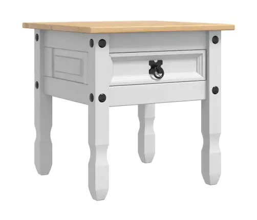 Žurnalinis Staliukas Su Stalčių Balta 50 X 50 X 50 Cm