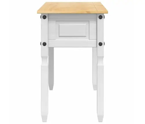 Papildu Galdiņš Balts 115 X 46 X 73 Cm Ciets Priedes Koks Vidaxl