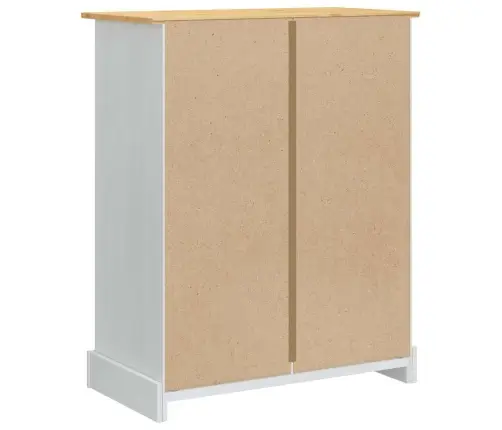 Saugojimo Dėžės Balta 92 X 48 X 114 Cm Kietas Pušies Medis