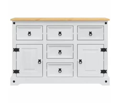 Hoidukirstud Sahtliga Uksega Valge 112 X 40 X 75 Cm Tahke Mänd