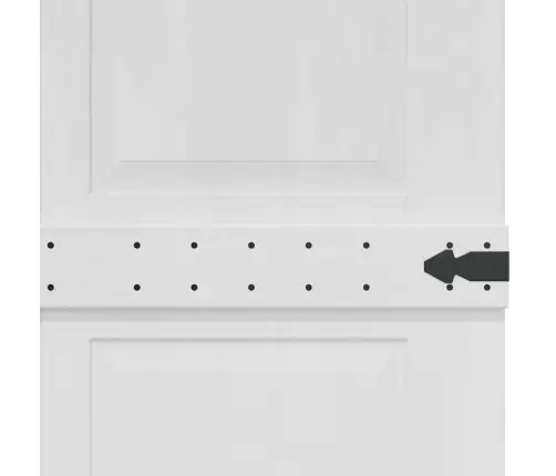 Durvis Corona Balts 80 X 210 Cm Inženierijas Koks Vidaxl