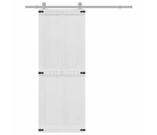 Durvis Corona Balts 80 X 210 Cm Inženierijas Koks Vidaxl