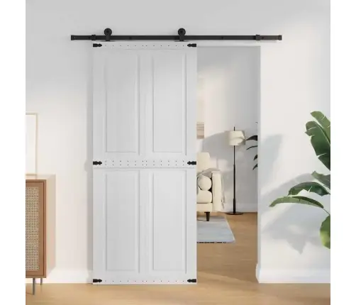 Durvis Corona Balts 90 X 210 Cm Inženierijas Koks Vidaxl