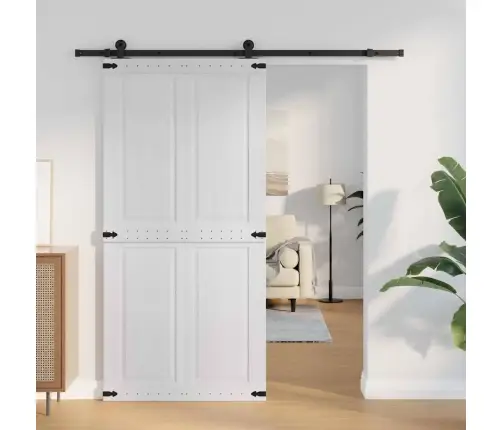 Durvis Corona Balts 100 X 210 Cm Inženierijas Koks Vidaxl