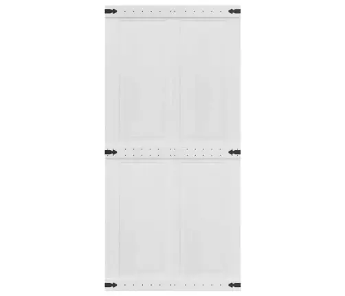 Durvis Corona Balts 100 X 210 Cm Inženierijas Koks Vidaxl