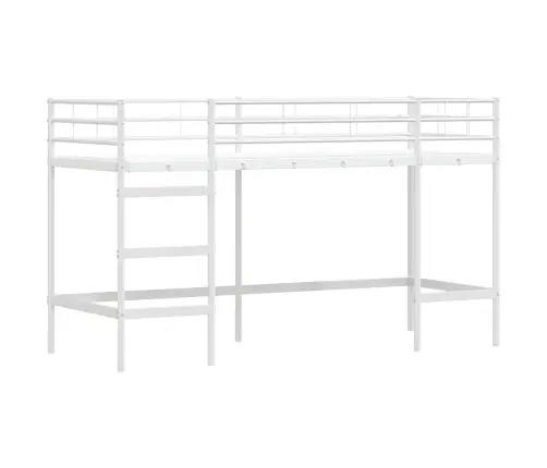 Vaikų Lofto Lovos Rėmas Balta 74,5 X 190 Cm