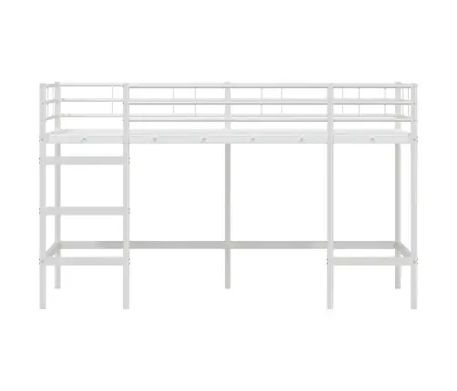 Vaikų Lofto Lovos Rėmas Balta 74,5 X 190 Cm