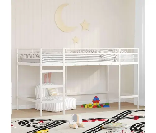 Laste Lofti Voodi Raam Valge 90 X 200 Cm