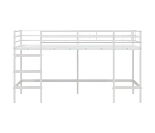 Laste Lofti Voodi Raam Valge 99,5 X 200 Cm