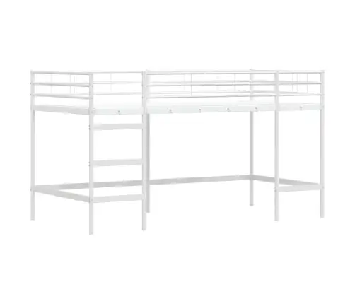 Bērnu Gultas Karkass Ar Aizkariem Balts Un Rozā 90 X 201 Cm Vidaxl