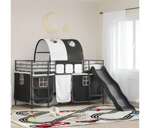 Melna 90 X 201 Cm Vidaxl