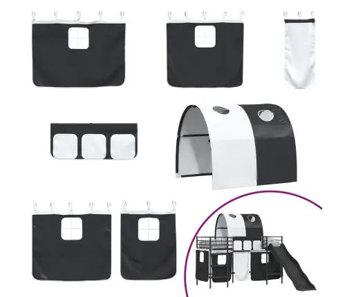 Melna 100 X 190 Cm Vidaxl