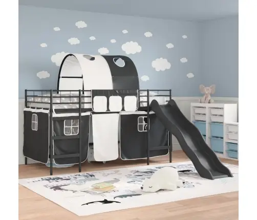 Melna 100 X 201 Cm Vidaxl