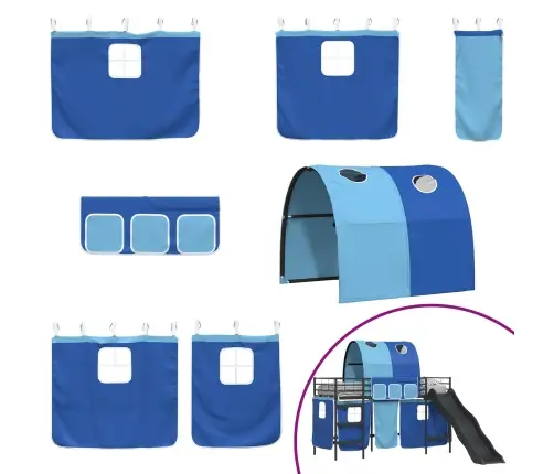 Juoda Ir Mėlyna 100 X 190 Cm