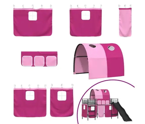 Juoda Ir Rožinė 90 X 190 Cm