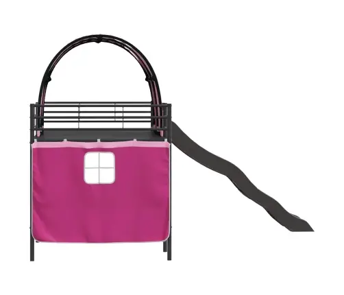 Melns Un Rozā 90 X 201 Cm Vidaxl