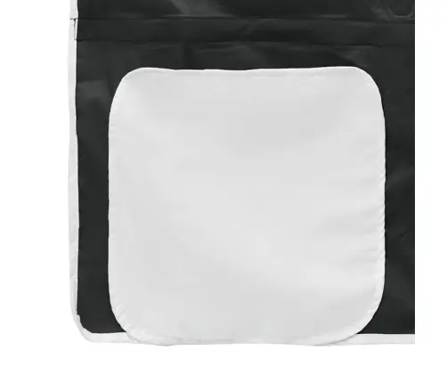 Balts Un Melns 100 X 201 Cm Vidaxl