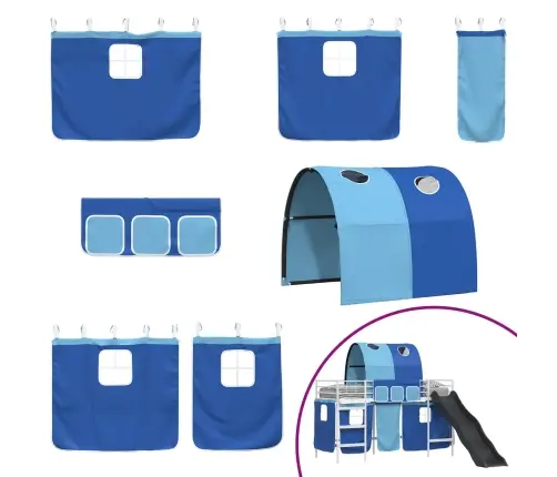 Balta Ir Mėlyna 100 X 190 Cm