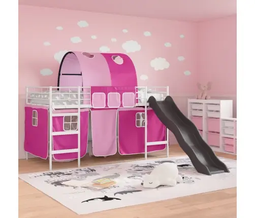 Balts Un Rozā 90 X 201 Cm Vidaxl