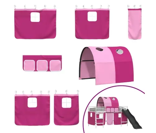 Balta Ir Rožinė 107 X 201 Cm