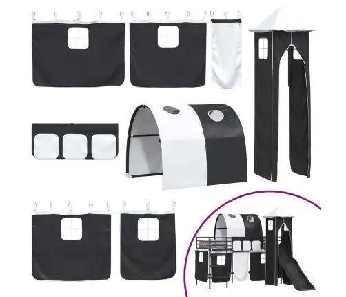 Melna 90 X 190 Cm Vidaxl