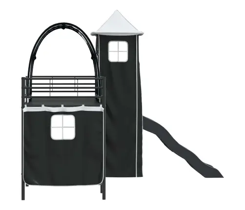 Melna 90 X 190 Cm Vidaxl