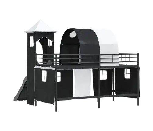 Melna 90 X 201 Cm Vidaxl