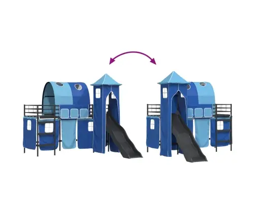 Juoda Ir Mėlyna 90 X 190 Cm