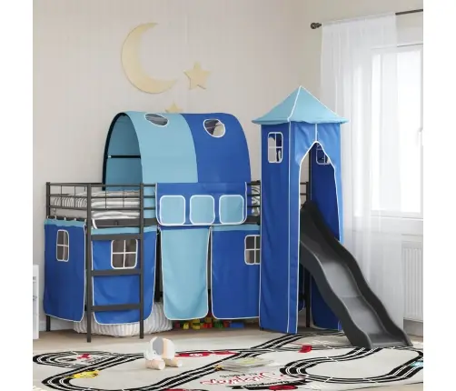 Must Ja Sinine 100 X 190 Cm