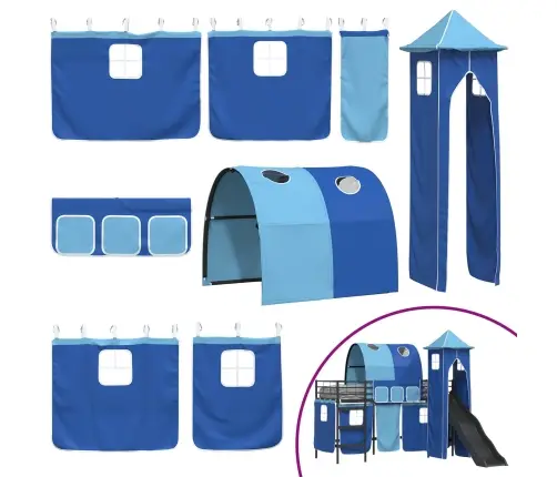 Must Ja Sinine 100 X 190 Cm