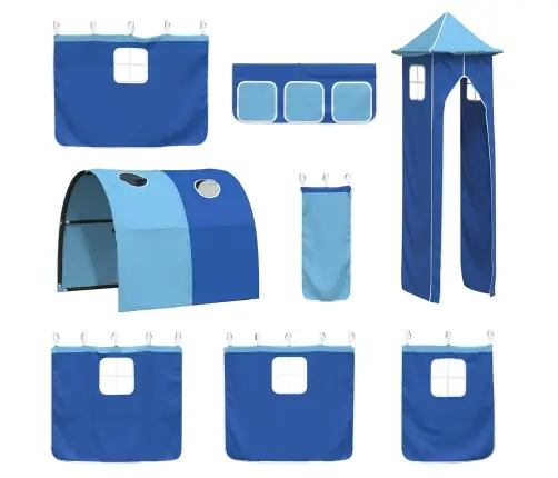 Juoda Ir Mėlyna 100 X 201 Cm