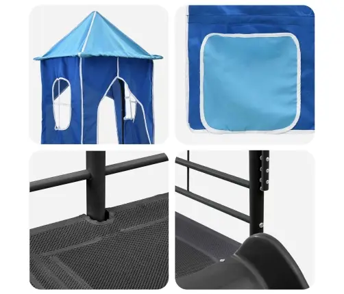 Juoda Ir Mėlyna 107 X 201 Cm