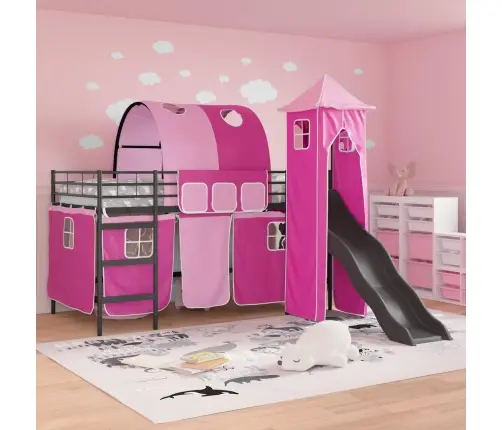 Melns Un Rozā 79,5 X 200 Cm Vidaxl