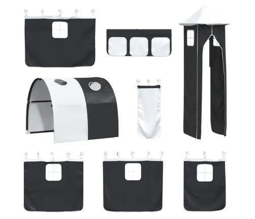 Balta Ir Juoda 79,5 X 200 Cm