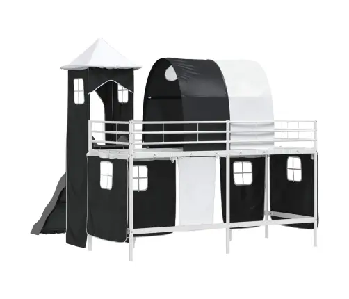 Balts Un Melns 90 X 190 Cm Vidaxl