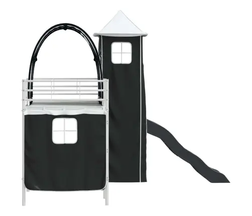 Balts Un Melns 99,5 X 190 Cm Vidaxl