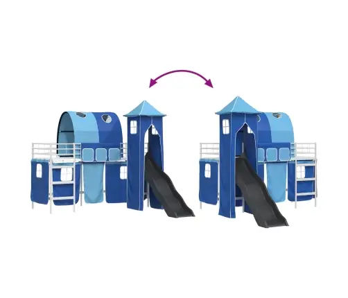 Valge Ja Sinine 74,5 X 190 Cm