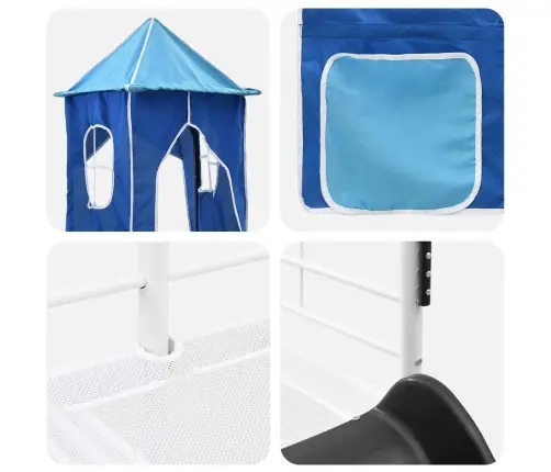 Valge Ja Sinine 90 X 200 Cm