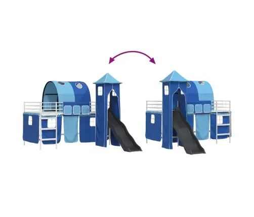 Valge Ja Sinine 107 X 200 Cm