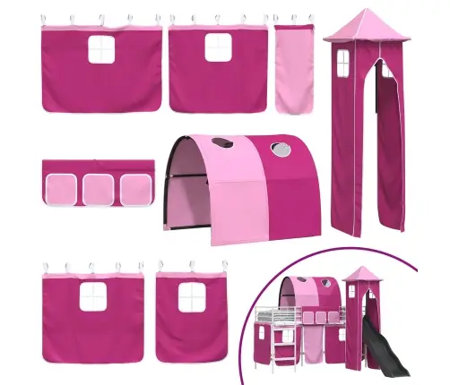 Balta Ir Rožinė 75 X 190 Cm