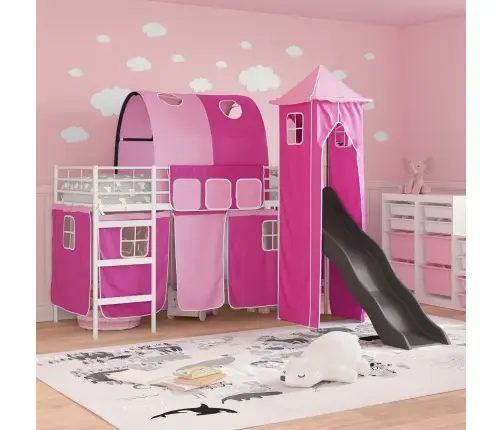 Balts Un Rozā 90 X 190 Cm Vidaxl