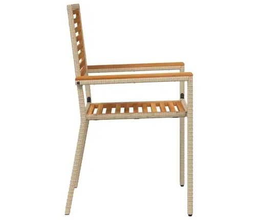 Āra Krēsli 4 Pcs Krēmkrāsas, Brūns Vidaxl