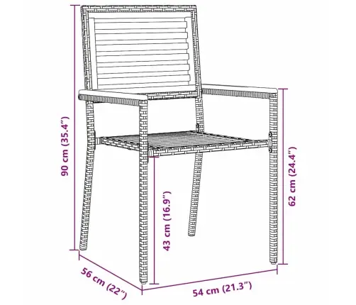 Āra Krēsli 4 Pcs Krēmkrāsas, Brūns Vidaxl