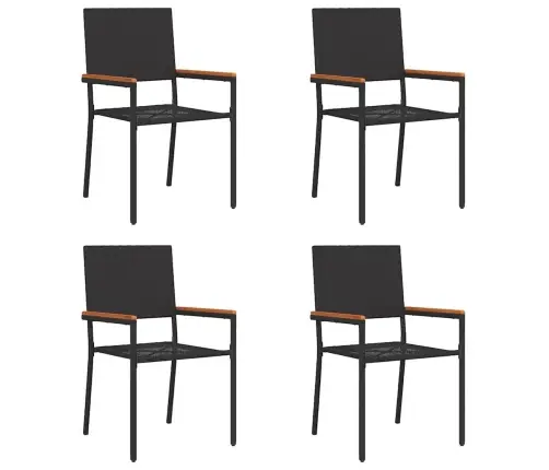 Sodo Krėslai, Kurie Vienas Ant Kito Sukraunami 4 Pcs Sodo Krėslai, Kurie Vienas Ant Kito Sukraunami 4 Pcs
