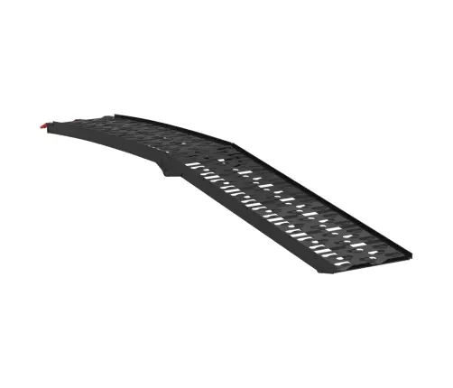 Ielādes Rampa 2 Pcs Melna 222 X 29 X 14 Cm Alumīnijs Vidaxl