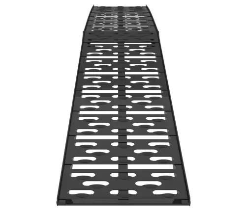 Ielādes Rampa 2 Pcs Melna 222 X 29 X 14 Cm Alumīnijs Vidaxl