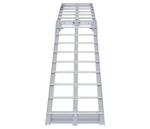 Ielādes Rampa Sudraba 178 X 29 X 14 Cm Alumīnijs Vidaxl