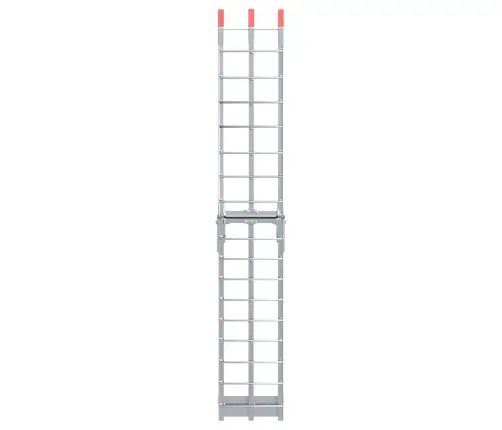 Ielādes Rampa Sudraba 178 X 29 X 14 Cm Alumīnijs Vidaxl